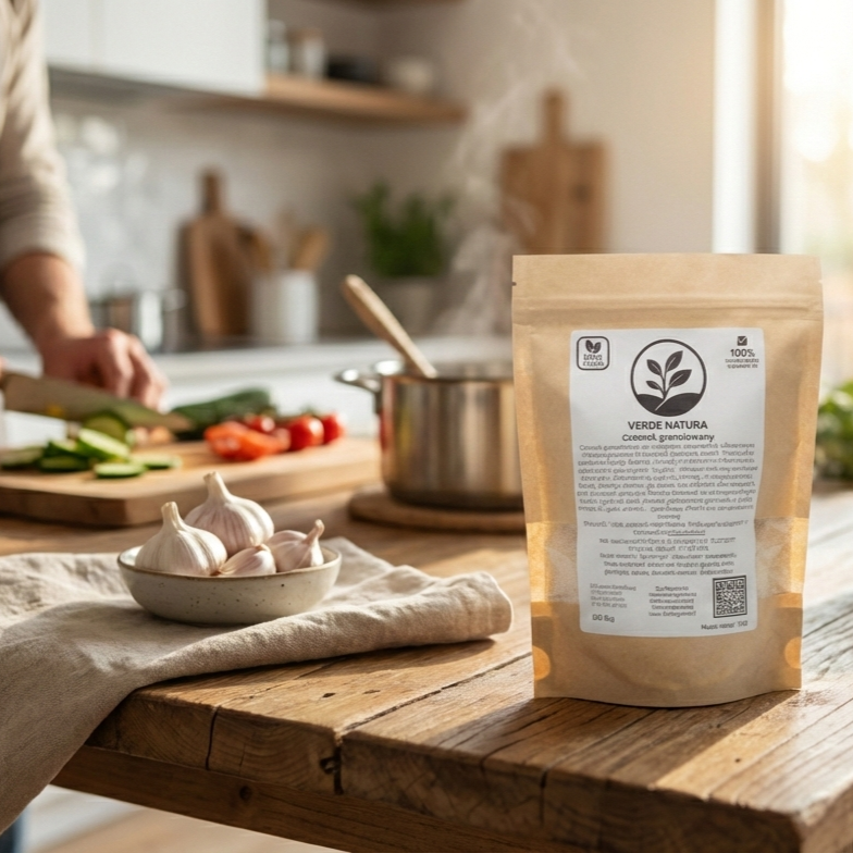 Czosnek granulowany 1kg Verde Natura - obrazek 2