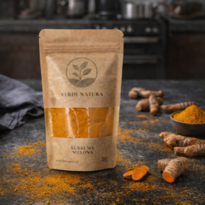 Kurkuma mielona 1kg Wysoka Zawartość Kurkuminy Verde Natura